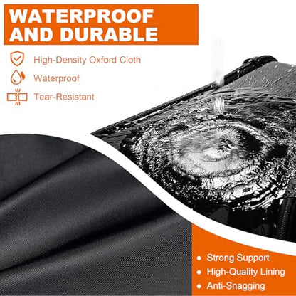 Air Hockey Arcade Table Cover,Heavy Duty 600D Oxford Covers for Hockey Game Table/Foosball and Game Soccer Table ,Outdoor Waterproof,Rain, Snow and Wind-Proof (Black, 72*40*20in) - size: 72*40*20in