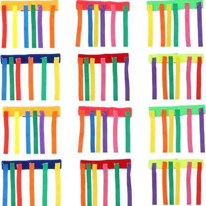 12 Pcs Catch Tail Game Belt Field Games Carnival Yard Games for Kids Adults Field Day Camping Family Birthday Outdoor Activities