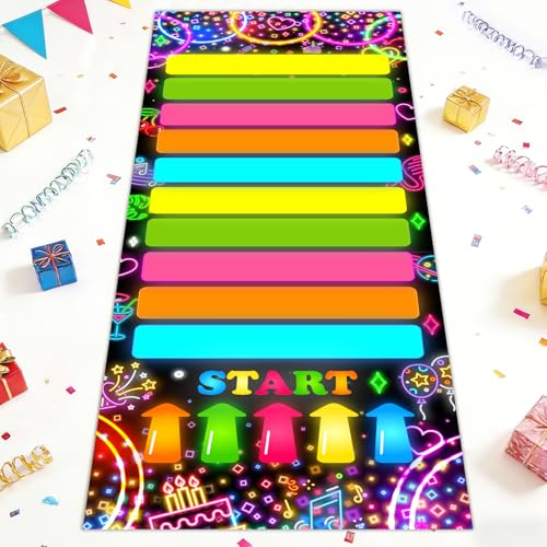Neon Can Rolling Game Props, Neon Theme Party Game, Rolling Can Challenge Toss Set for Adults Kids Family, Party Team Building Activity Gift, Indoor Outdoor Events, Fun Colorful Birthday Supplie - color: colorful02