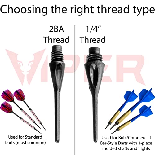 Viper Diamond Soft Tip Dart Points - size: 1000 Pack