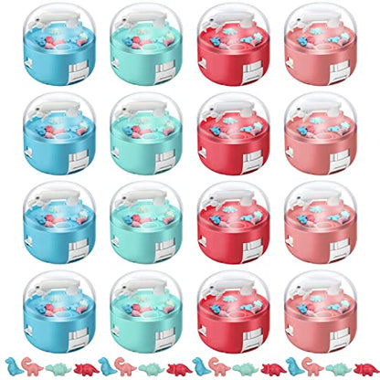 Meanplan Mini Claw Dinosaur Machine Toys Machine Prizes for Kids Figures Arcade Grabber Game Christmas Birthday Gifts Party Favor for Boys Girls(24 Pcs, Dinosaur Style)
