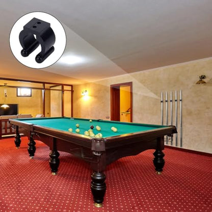 INFUNLY 45 Pieces Pool Cue Holder Clips 3 Sizes Wall Mounted Fishing Rod Clips Billiards Cue Rack Clamps Snooker Cue Locating Clips for Fishing Pole Storage Billiards Cue Snooker Cue