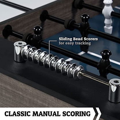 Hall of Games Foosball Tables Multiple Styles, Soccer with Durable & Stylish Designs with Tabletop Sports Soccer Balls, Perfect for Family Game Rooms | Multiple Styles - style: 48" - Charleston