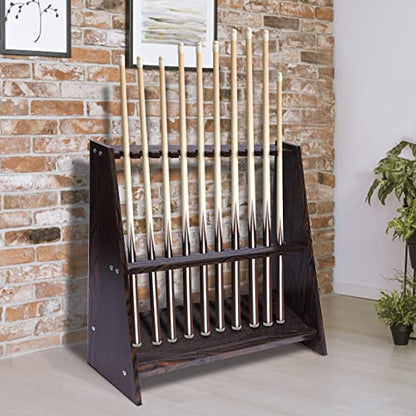 Floor Stand Billiard Pool Cue Racks,Pool Stick Holder Floor Stand,10-Pool Cue Rack,Billiards Accessories,Suitable for Billiard Room,Club,Living Rooms,Bars,Entertainment Parties,Sports Venues.