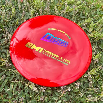 DISGO-GM1 Mid-Range Golf Disc - PDGA Approved Stable Flyer for Accuracy - Driver for Disc Golf Beginners & Players (Colors Vary) - color: Red