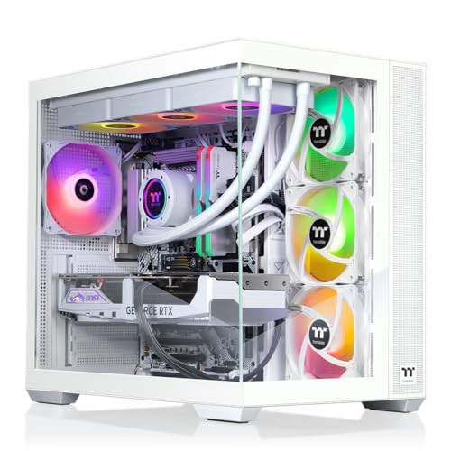 Thermaltake LCGS View i1480S-380 Gaming Desktop (Intel® Core™ i9-14900KF, ToughRam 32GB DDR5 6000MT/s RGB Memory, NVIDIA® GeForce RTX™ 5080, 1TB NVMe M.2, WiFi, Windows 11) V38S-Z790-580-LCS - size: 14900KF, style: 5080