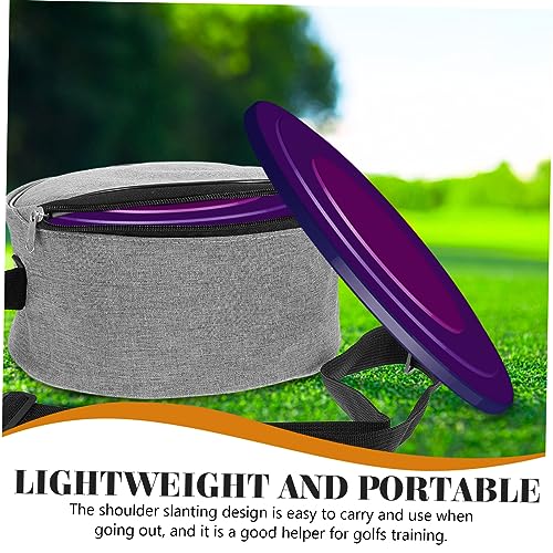 Yardwe Convenient Disc Golf Shoulder Bag Lightweight Outdoor Training Storage Pack for Flying Discs Straps for Practice and