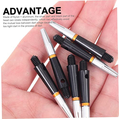 GALPADA Shaft Throwing Rotate Shafts Soft Tip Stems Short Accessories Flying Replaceable Shafts Replacement