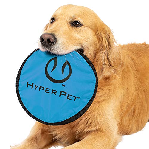 Hyper Pet Flippy Flopper 9" Flying Disc Soft Dog Toy, Floats in Water & Safe on Teeth, for All Breeds, Pack of 2 (Colors May Vary) - size: Pack of 2