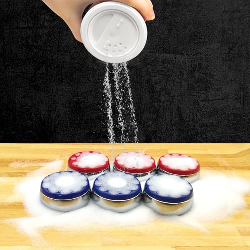 Shuffleboard Sand Wax,High Speed Shuffleboard Powder Set,2 Cans Shuffleboard Salt Set with Mini Brush - style: 400G*2cans