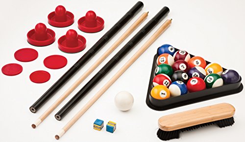 Fat Cat Original 2-in-1 7 Foot Pockey Multi Game Table, Air Hockey and Billiard Table Combo with 80 CFM Motor, Includes Accessories