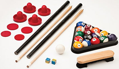Fat Cat Original 2-in-1 7 Foot Pockey Multi Game Table, Air Hockey and Billiard Table Combo with 80 CFM Motor, Includes Accessories
