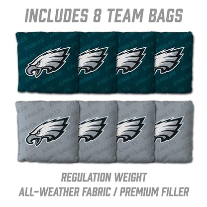 YouTheFan NFL 2’ x 4’ Professional Wood Cornhole Game with Logo Bags