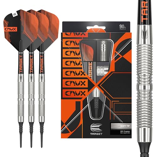 Target Darts Crux 11 21G 90% Tungsten Soft Tip Darts Set