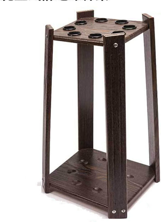 Pool Stick Holder Display Club Ball Cue Rack Floor Stand, 8 Pool Billiard Stick Freestanding