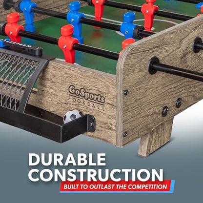 GoSports 32 Inch Tabletop Foosball Game Set - Oak or Black | Tabletop - color: Oak