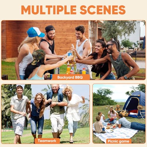 Granny Pants Yard Game Set for Adults - with Thickened Upgraded Bouncy Balls, Straps & Game Manual, Fun Outdoor Party Games for Family Backyard Gatherings（2pcs/4pcs） - size: 2PCS