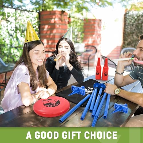 ropoda Outdoor Games -Upgraded Flying Disc Game Set with Reinforced Ground Spike(Includes 2 Extra), Portable Disc Toss Game for Lawn and Beach with Thicker Pole - size: 1in-Standard