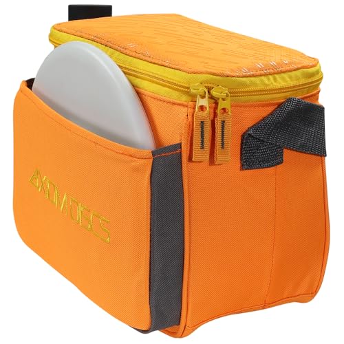 Axiom Discs Cell Disc Golf Starter Bag (Choose Your Favorite Color) - color: Yellow Ochre/Orange