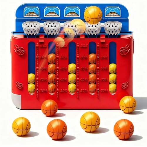 Mini Tabletop Basketball Games for Kids and Adults, Desktop Shooting Games, Portable Handbag-Style Desk Toys for Office for Adults,Gifts for Basketball Lovers