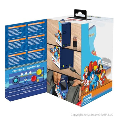 My Arcade Mega Man Nano Player Pro: 4.8" Portable Arcade with 6 Games, 2.4" Screen, Retro - style: Mega Man