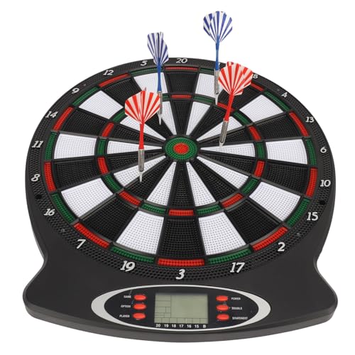 SUNGOOYUE Electronic Dartboard, Built in High Resistance Capacitance Technology Auto Scoring Board Set with and Multiplayer Mode, for Family Office Entertainment