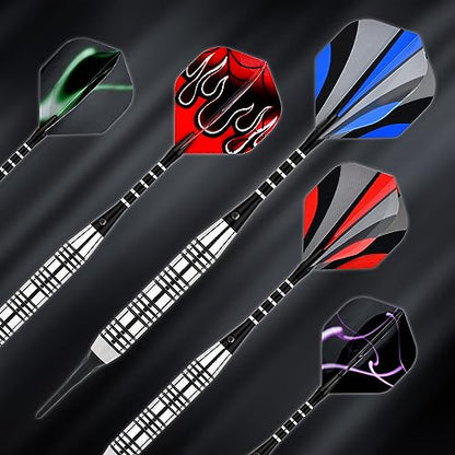 Steel Tip Darts Set 18 Grams15 Pack Steel Barrels - style: s alu 12