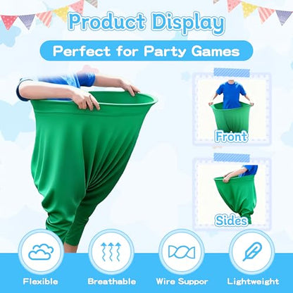 Granny Pants Yard Game Oversized Granny Pants Outdoor Games Party Set - color: Blue and Green