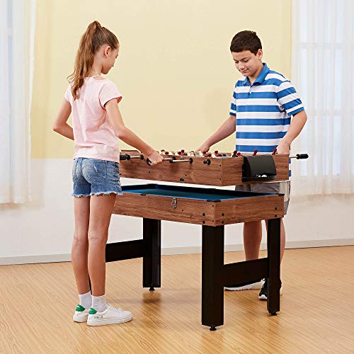 Lancaster 3 in 1 Sports Multigame, Pool Billiards, Slide Hockey, Foosball Game Table