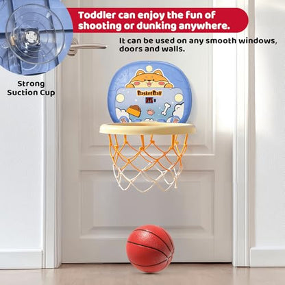 Toddler Baby Mini Basketball Hoop Indoor for Toddlers Kids Boys Room,Baby & Boy Toys 3 4 5 6 Years Old Birthday for 3 4 5 6 Year Old Boys - size: Large-Score