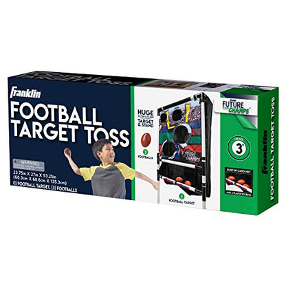 Franklin Sports Kids Football Target Toss with Mini Balls - Indoor Football Passing Game for Kids - Targets Included
