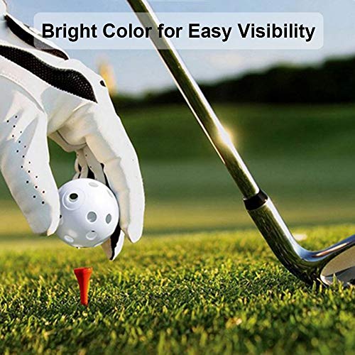 Practice Golf Balls for Backyard, Plastic Golf Training Balls 5 inch Indoor Golf Balls for Driving Range, Swing Training, Indoor Golf Simulators, Outdoor and Home Use - style: 12 PACK