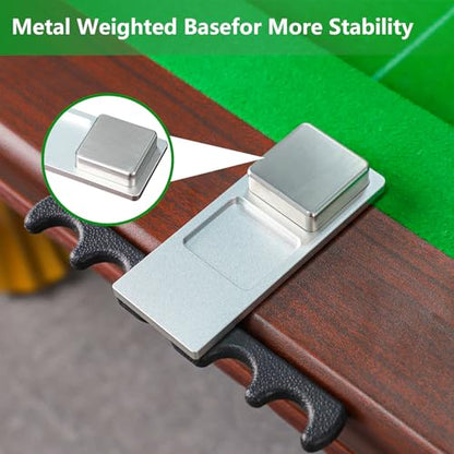 Portable Weighted Pool Cue Holder, chalk holder, billiard cue holder