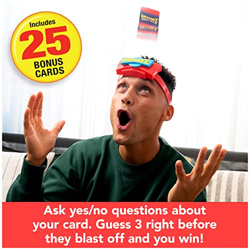 Spin Master Games Hedbanz Blast Off! Guessing Game with 25 Bonus Cards, Family Game Night for Kids and Families Ages 6 and up (Amazon Exclusive) - style: Hedbanz Blast Off, Includes 25 Bonus Cards