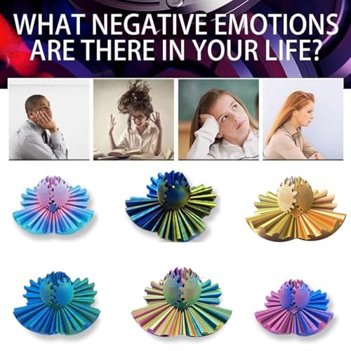 Gear Ball 3D Printed Spin Ball Cube Fidget Toys, Gear Sphere Fidget Toy, GearSphere Desk Toy Stress Fidget Balls, Fidgets Spinners for Adults & Kids Anxiety Relaxing (Laser Purple Blue, 3.1 Inch) - color: Laser Purple Blue, size: 3.1 Inch