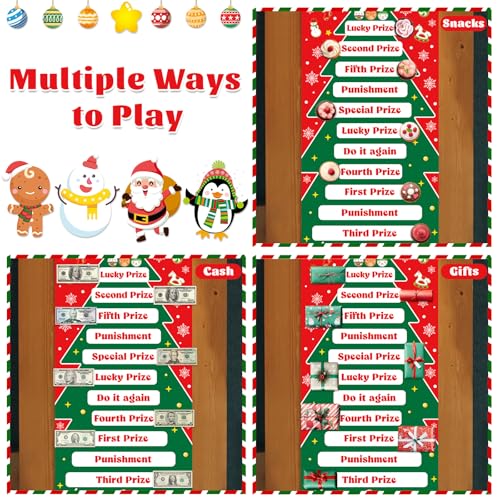 gisgfim Can Rolling Game Props Party Games Roll The Can Challenge Raffle Set for Adults Family Classroom Gatherings Birthday Party Supplies Activities Gifts Indoor Outdoor Holiday Prizes(Christmas) - style: Christmas