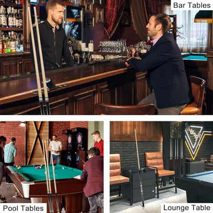 Portable Pool Stick Holder - Weighted 4-Cue Claw Holder for Billiard Table, Black - color: Black