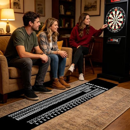Dart Board Mat, Non Slip Darts Mat, Portable Floor Protection with Throw Line, Crystal Velvet Dart Rug, Protective Darts Distance Mats, for Game Room Recreation Center Sports Club Basement - size: C