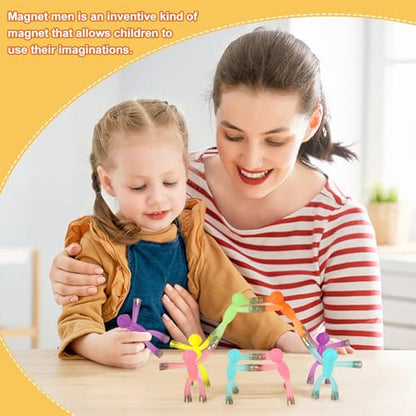 laleay 6pcs Magnetic Toys,People Figures for Kids, Adults Kids Gifts, Magnetic Men for Teens Gifts,Kids Sensory Toys - size: 6pcs