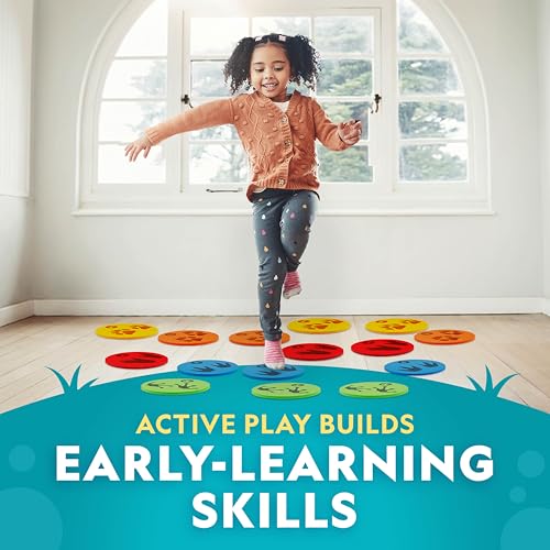 National Geographic Kids Wild Movers Animal Activity Game – Active Play & Animal Movement Game for Kids Ages 3+, Preschool Early Learning Activity with Dice, Landing Pads & Play & Learn Cards - style: Wild Movement Game