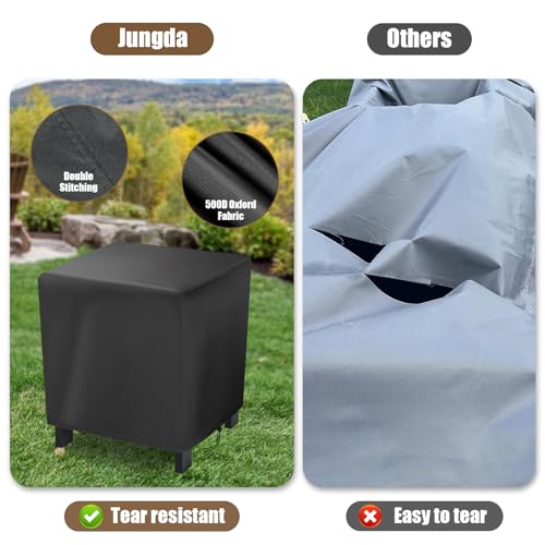 Outdoor Small Side Table Cover, 19 Inch Patio Small Side Table Cover for Outside,Waterproof Patio Furniture Covers, Heavy Duty Outdoor Furniture Covers- 19 x 15 X 18 Inch - size: 19" L x 15" W x 18" H
