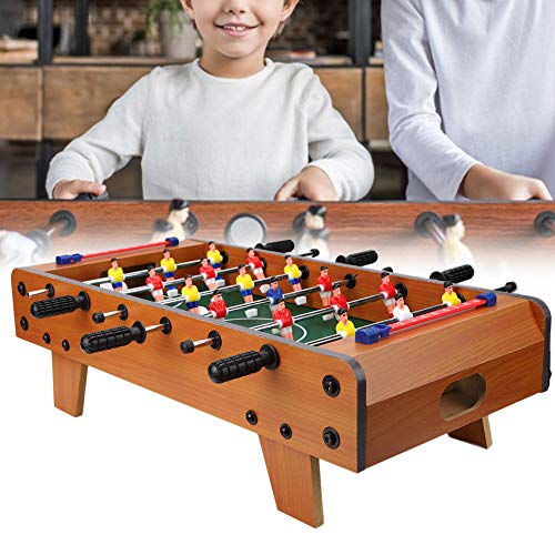 Table Soccer Game for Kids, Portable Educational Table Top Foosball Game with Ball and Score Keeper, Mini Foosball Table for Adults and Kids, 360 Degree Rotation, Easy to Store
