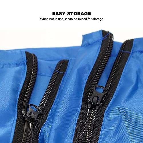 HERCHR Ping Pong Table Cover Heavy Duty Waterproof Cover, Heavy Duty Ping Pong Table Covers Table Tennis Waterproof Protective Cover Protector Outdoor with Zipper Windproof Elastic Drawstring