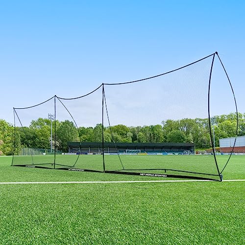 Stop that Ball™ Backstop Net Systems | Multi-Sport Ball Stop Net & Posts | Pop-Up, Freestanding & Socketed Options [7 Sizes] - size: 30ft, style: ProFlex