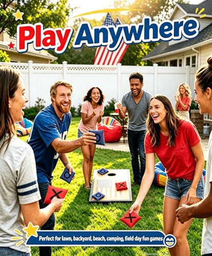 Bean Bags for Tic Tac Toe and Cornhole Toss Games, Kanosan Bean Bags for Kids Adults and Family Outdoor Yard Lawn Outside Field Day Birthday Party Backyard Reunion Carnival Beach Fun Games 10PCS - size: TG-10