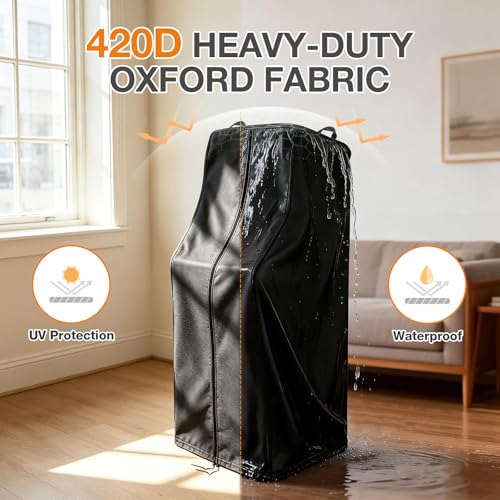 Arcade Machine Cover, Heavy-Duty Waterproof Protection for Pinball & Arcade Cabinets, Fits Most Standard Home Game Machines - size: 19"L x 23"W x 61"H