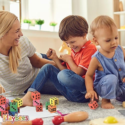 Big Foam Dice Set - 216-Pack, Jumbo, and Colorful Dice for Kids - Ideal for Boosting Math Skills in The Classroom, Great Gifts, and Party Fun - style: 216 Pack