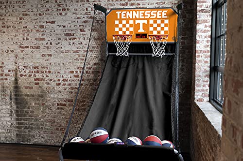 Pop-A-Shot - Home Dual Shot with NCAA Graphics l Sensor Scoring l 16 Game Modes l 7 Balls l Foldable Storage l for All NCAA Fans - style: Tennessee Volunteers