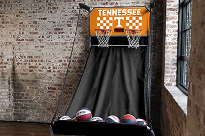 Pop-A-Shot - Home Dual Shot with NCAA Graphics l Sensor Scoring l 16 Game Modes l 7 Balls l Foldable Storage l for All NCAA Fans - style: Tennessee Volunteers