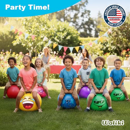 WALIKI Hopper Ball Toys for Boys and Girls 3 4 5 and 6 Years Old | Hippity Hop | Jumping Hopping Cool to for Kids | Bouncy Ball 18" - size: 18"